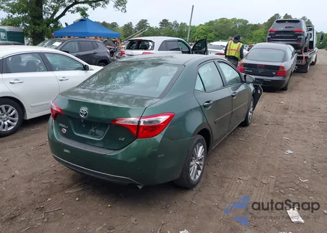 2015 Toyota Corolla Le Plus from USA, damaged, VIN 2T1BURHE7FC279981